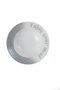 Hermia Plato de Cerámica Blanco y Azul 26 cm X0001414400000000000000000